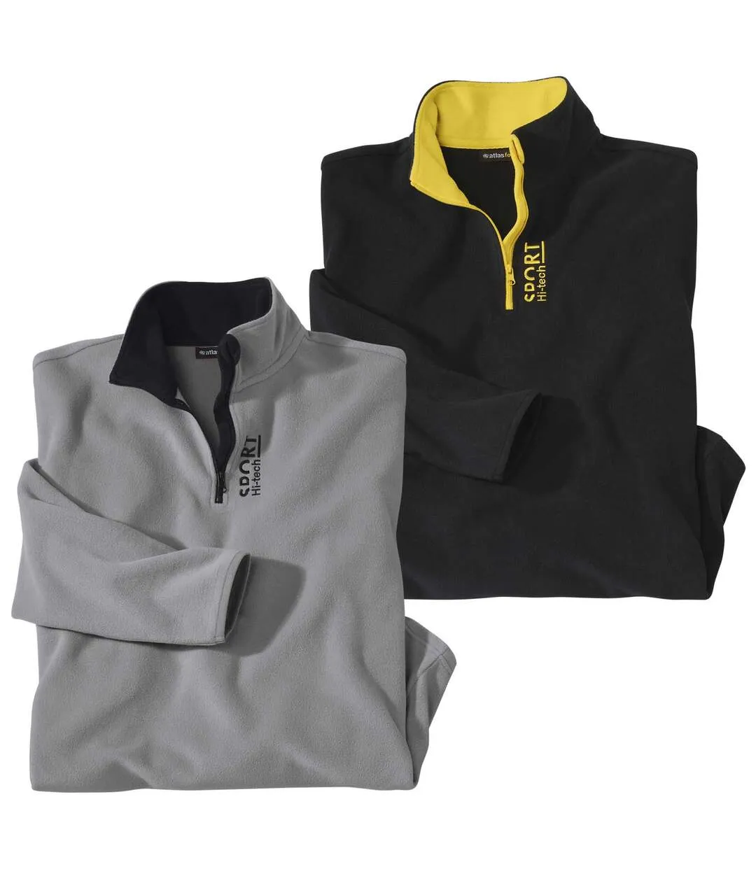 2er-Pack Microfleece-Pullover Sport