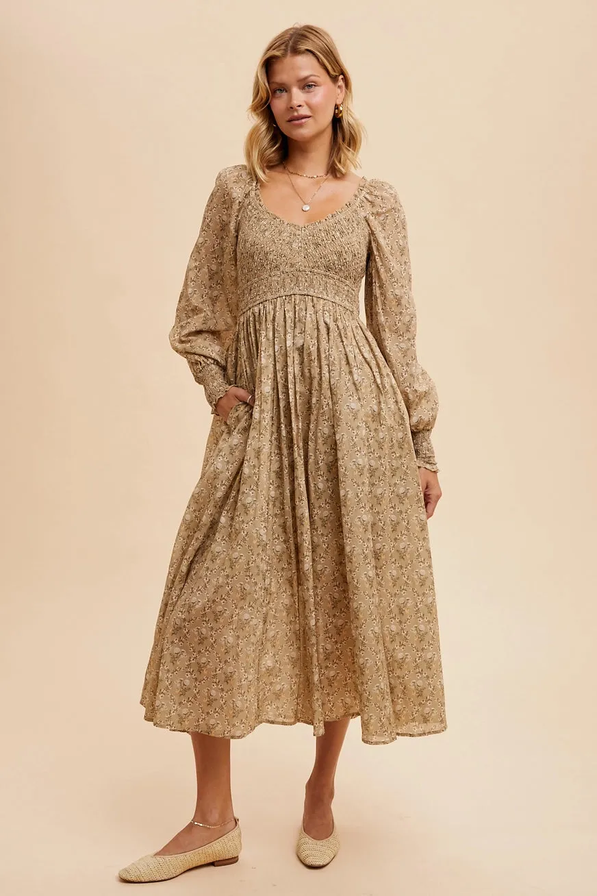 Blümchen Midikleid Everly