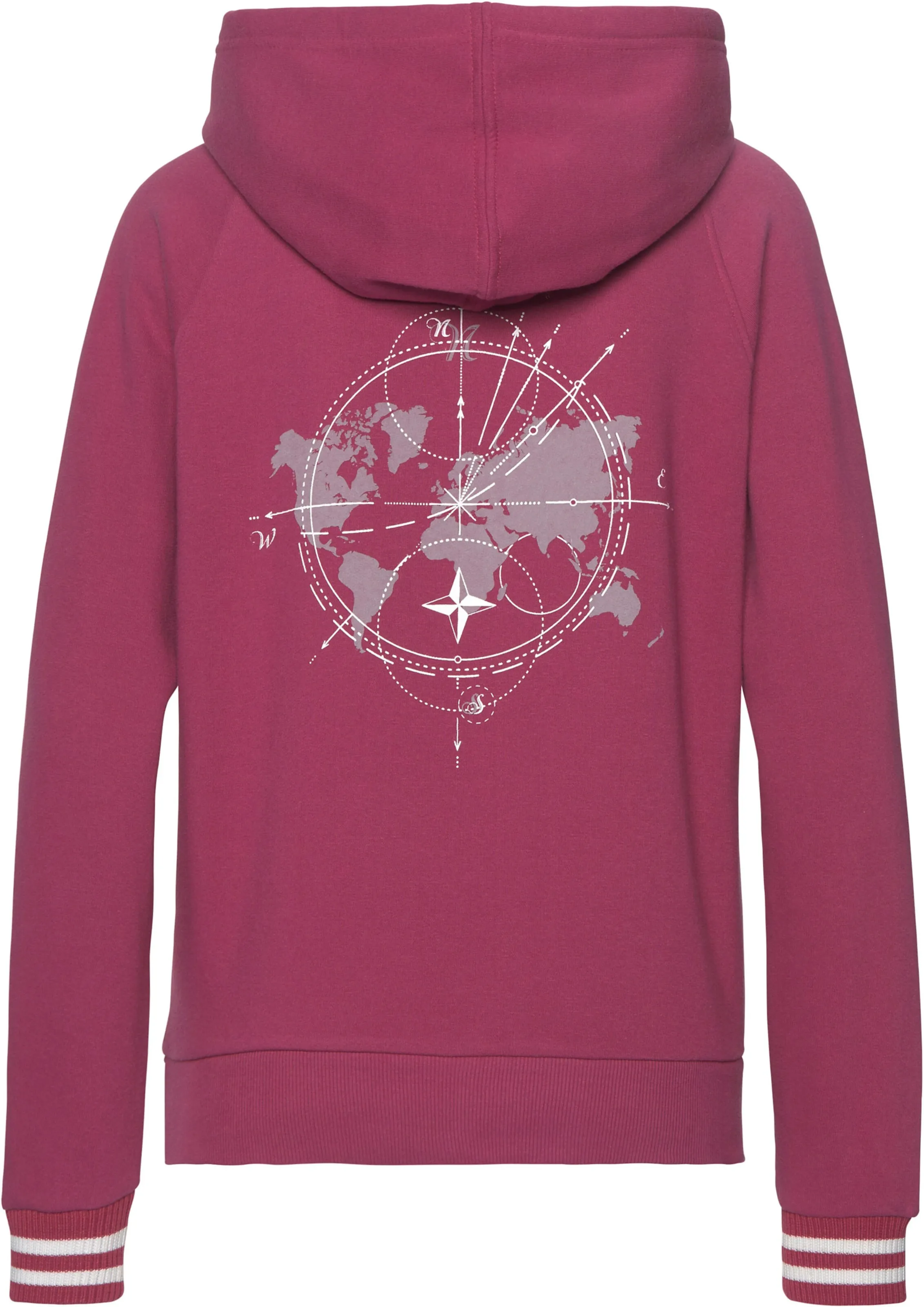 Buffalo Kapuzensweatshirt in himbeere
