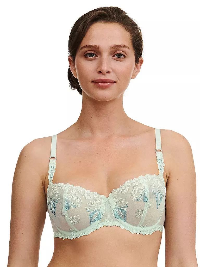 CHANTELLE, Balconette BH mit Bügel CHAMPS ELYSEES green lily multico