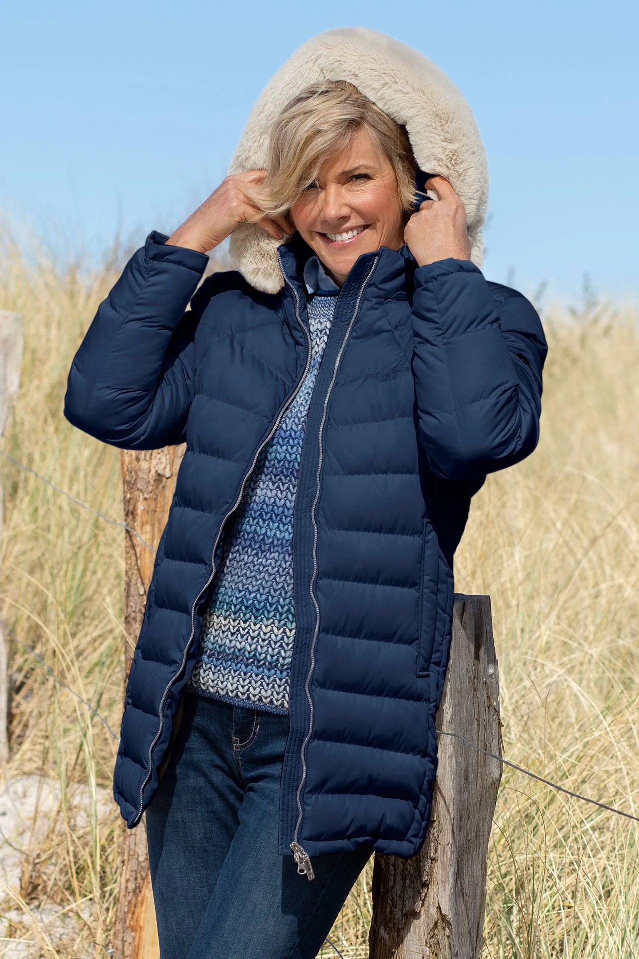 Damen Stepp-Parka