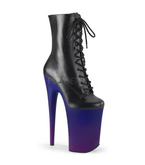 Extrem Plateau Heels INFINITY-1020BP - PU Blau/Lila online günstig kaufen