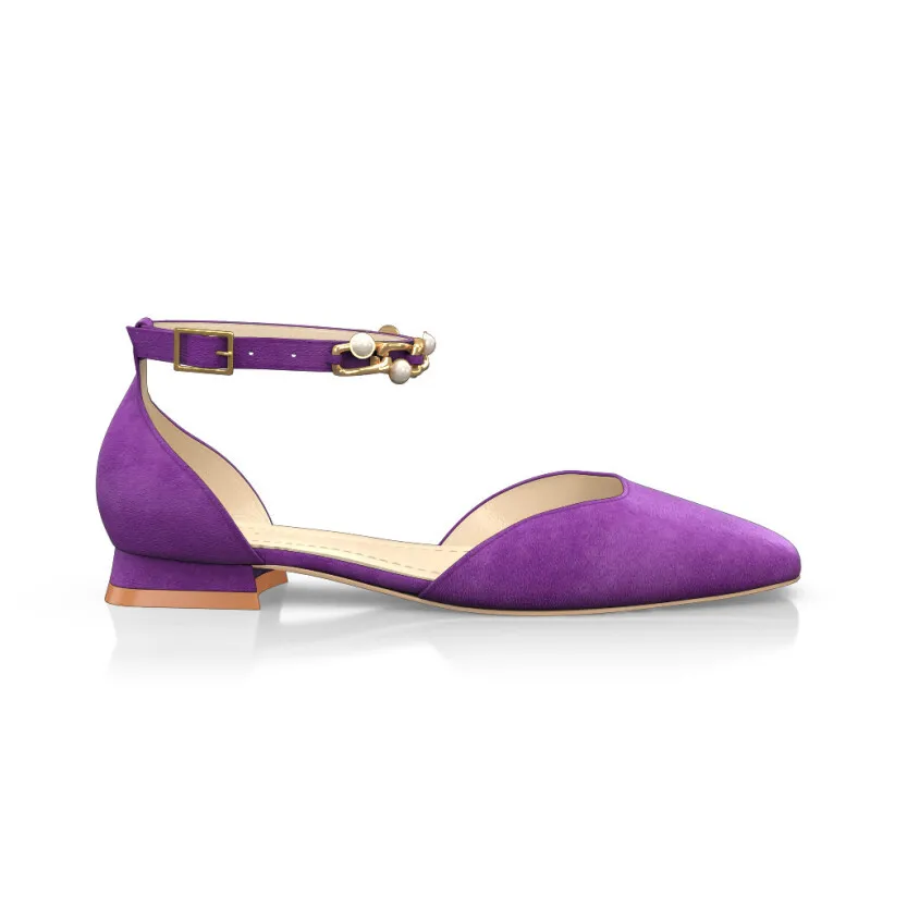 Flache Schuhe mit quadratischer Spitze 19264