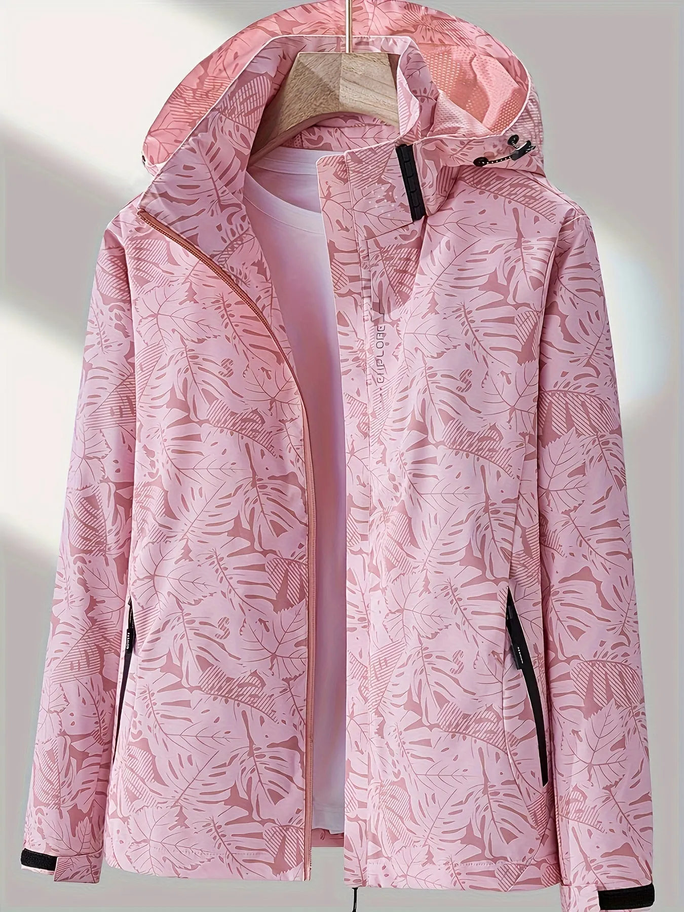 Heidi-Mode | Damen Camouflage Außenjacke Stylisch Und Funktionell, Abnehmbare Kapuze & Wasserdicht