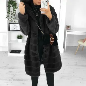 Heidi-Mode | Dicke Winterjacke Mit Kapuze für Damen