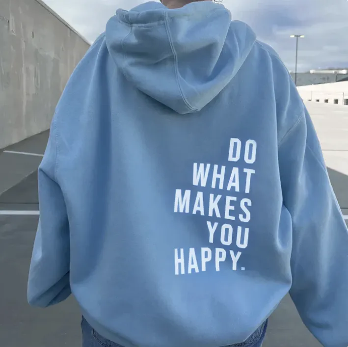Heidi-Mode | Sweatshirt Mit Kapuze Allgemein Lässig und Entspannt