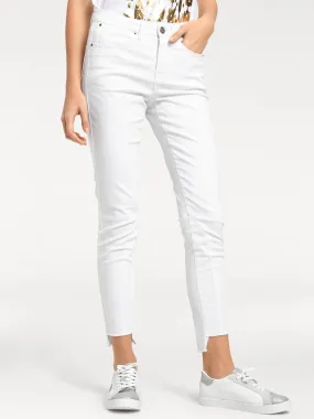 heine Bauchweg-Jeans in weiß
