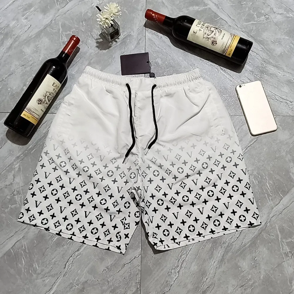Herren Shorts Sommer Designer lässig Sport 2024 Mode schnelle Trocknungsmänner Strandhosen Schwarz-Weiß-Asiengröße M-XXXL