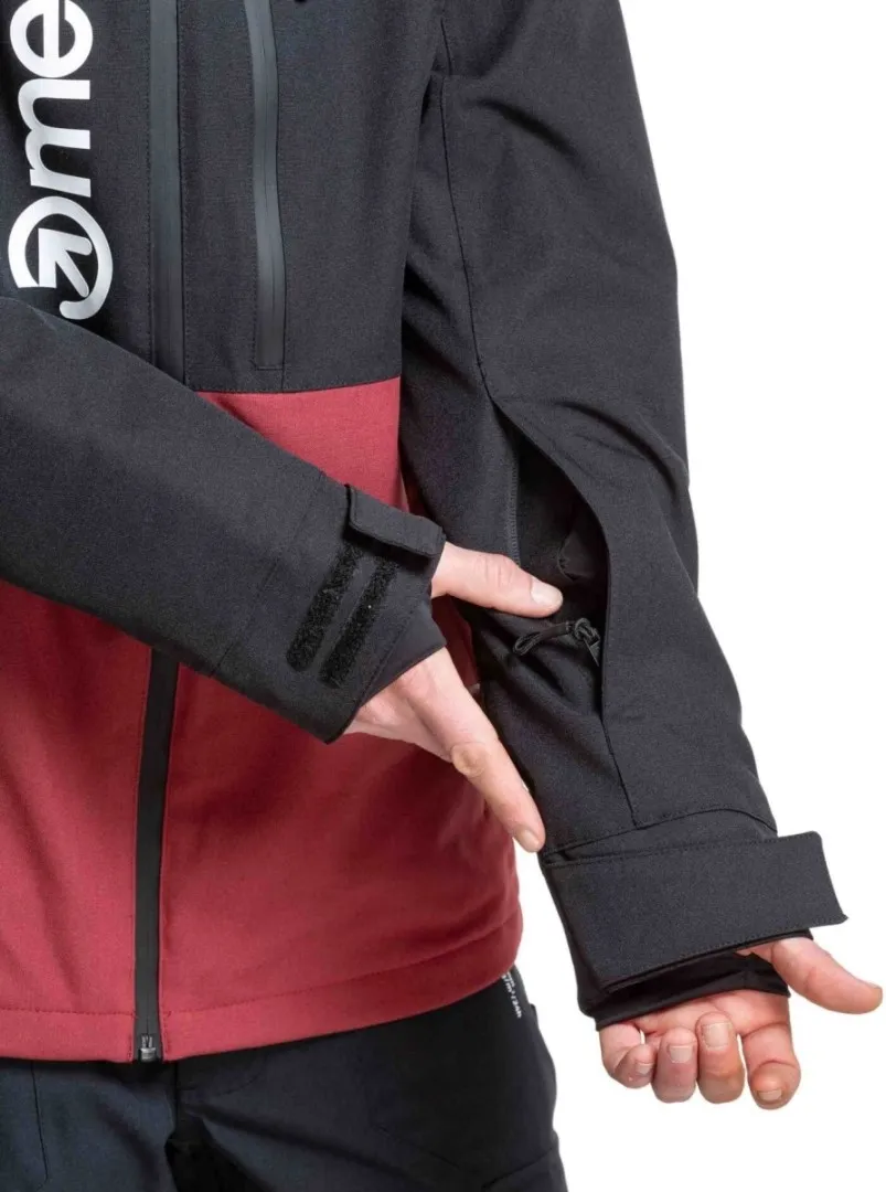 Herren SNB & SKI Jacke Meatfly Manifold grün/schwarz/rot