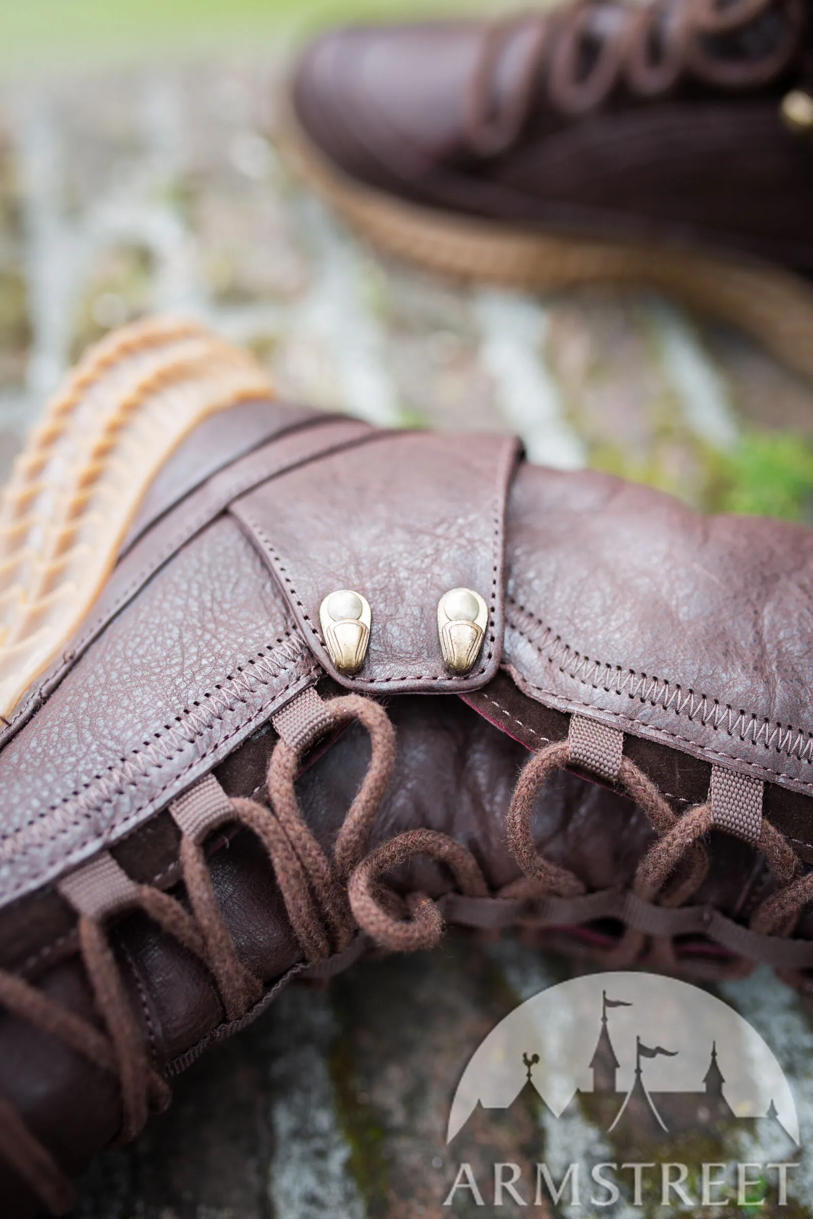 Hohe Stiefel „Drachen” für Schwertkämpfer in der Heritage Edition für WMA