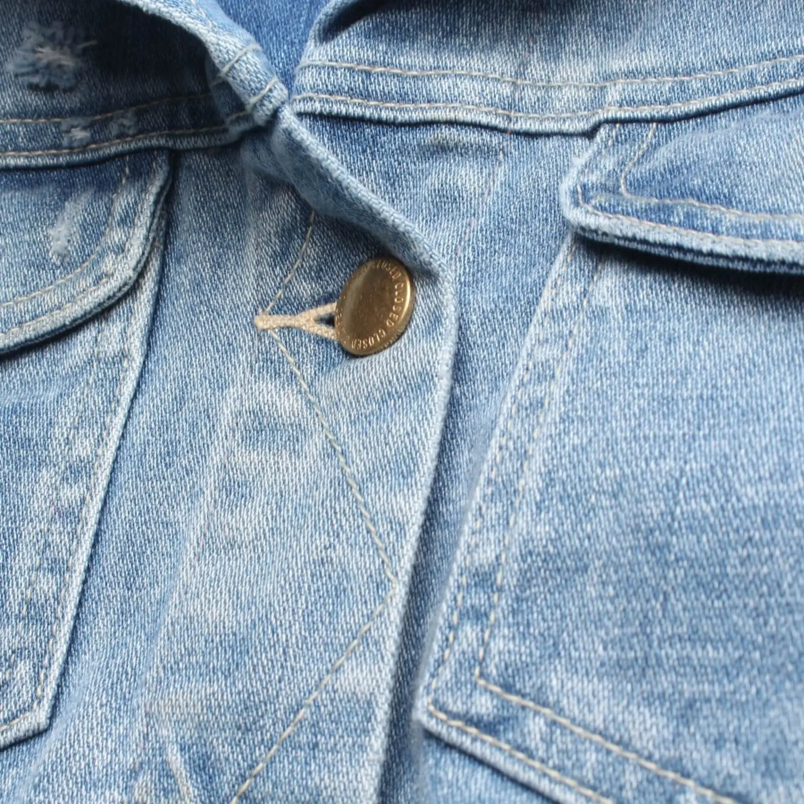 Jeansjacke S Hellblau