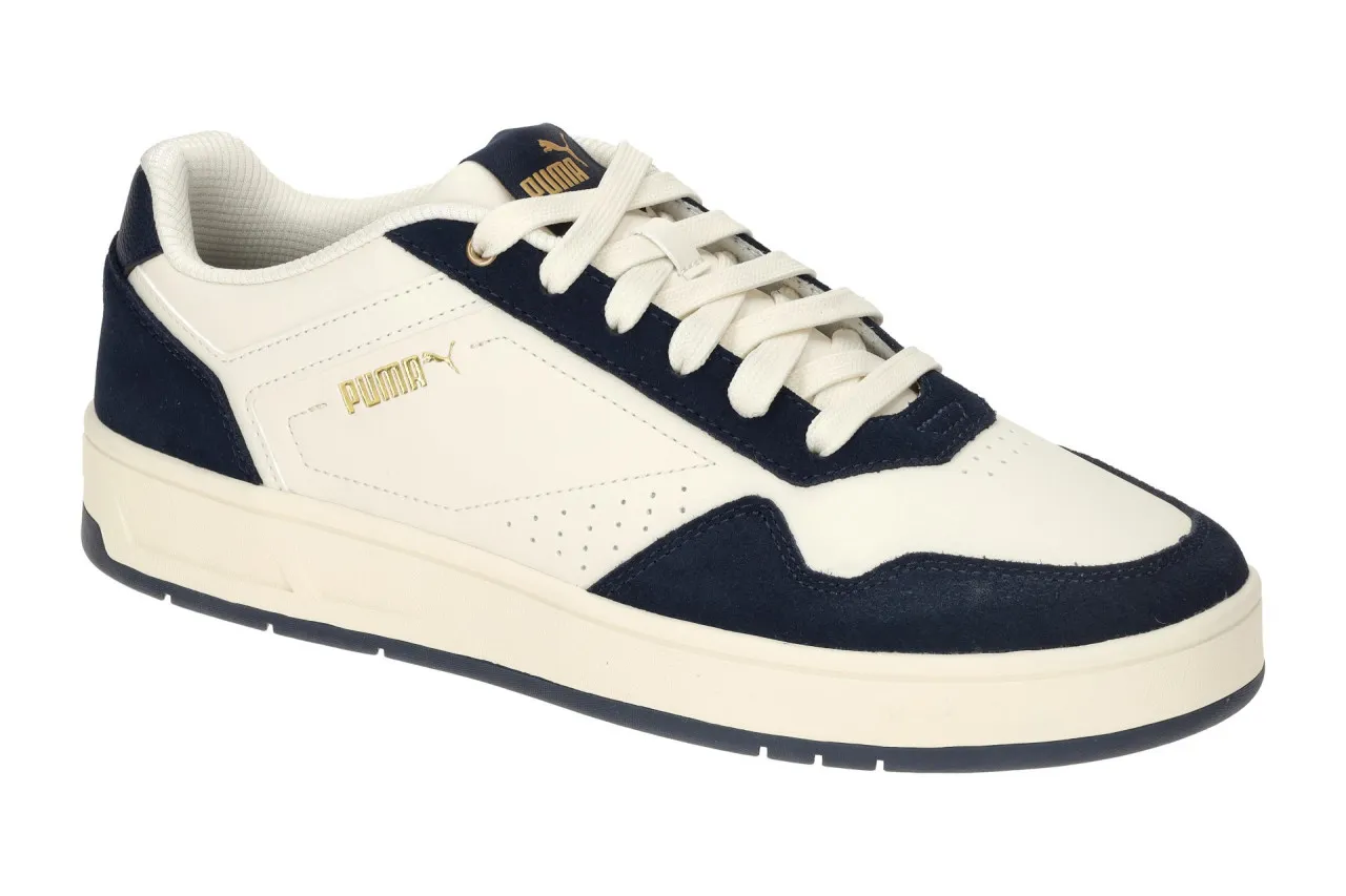 Puma Court Classic SD Sneaker weiß blau Sport 397264