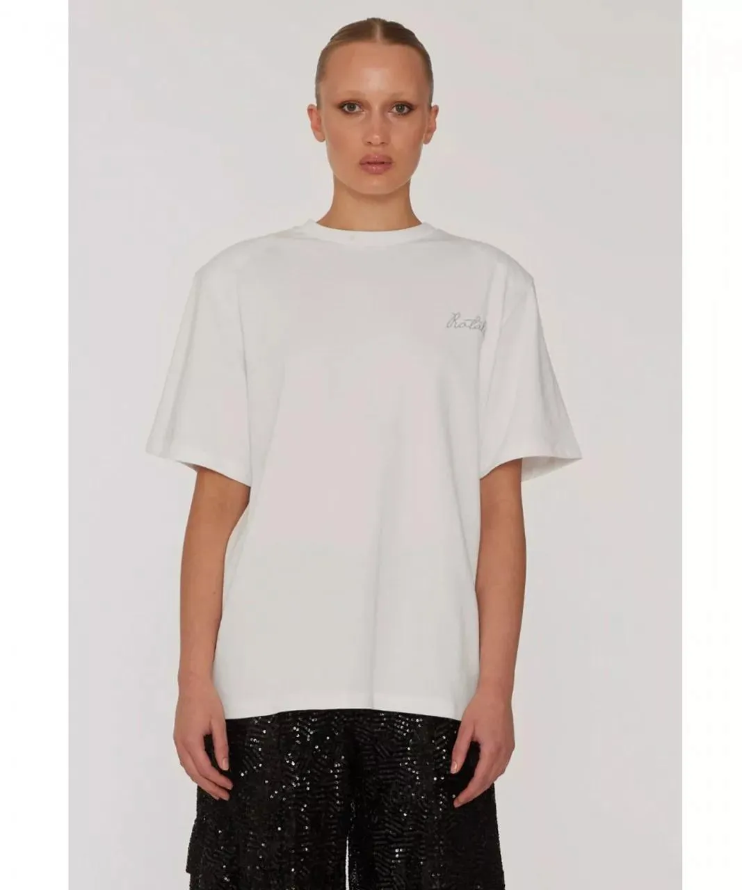   Rotate  ROTATE Oversized T-Shirt, 2 Farben weiß
