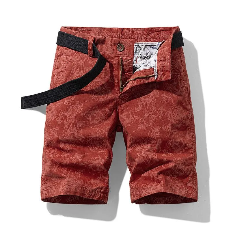 Samuel - Shorts mit Blumenmuster und Seitentaschen