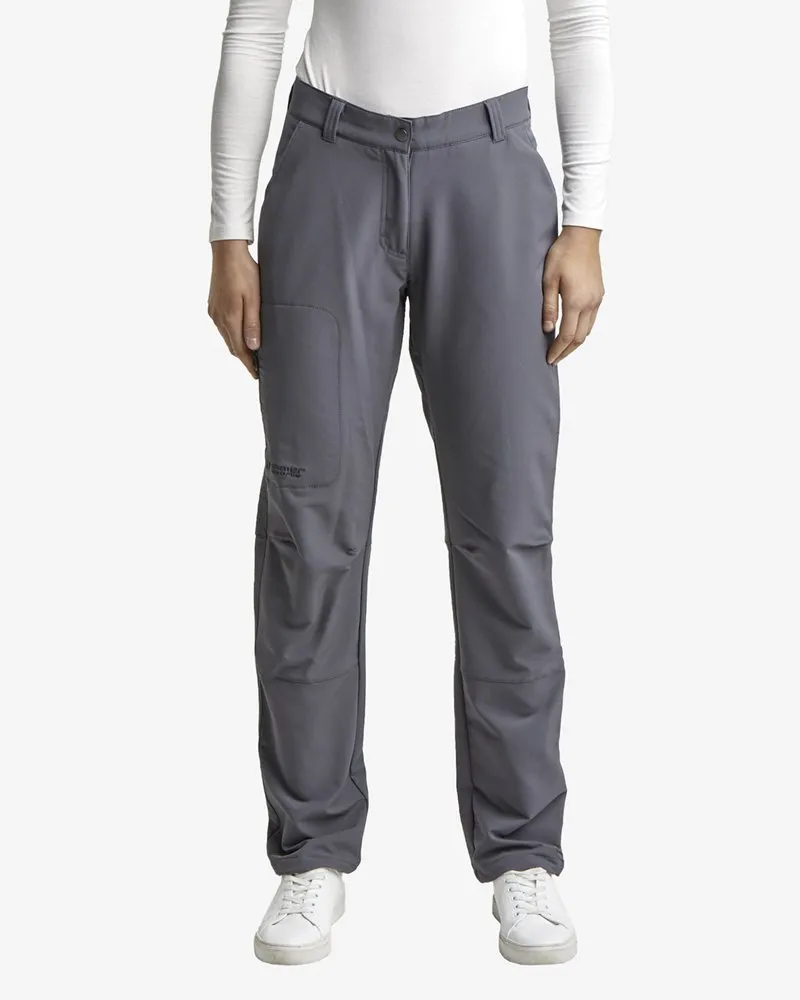 SOFTSHELL-OUTDOORHOSE N VON "MAIER SPORTS" - dunkelgrau--| Egü